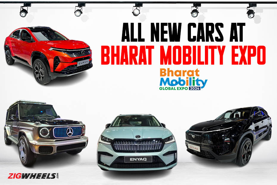 Cars Showcased At The Bharat Mobility Global Expo Tata Safari Red