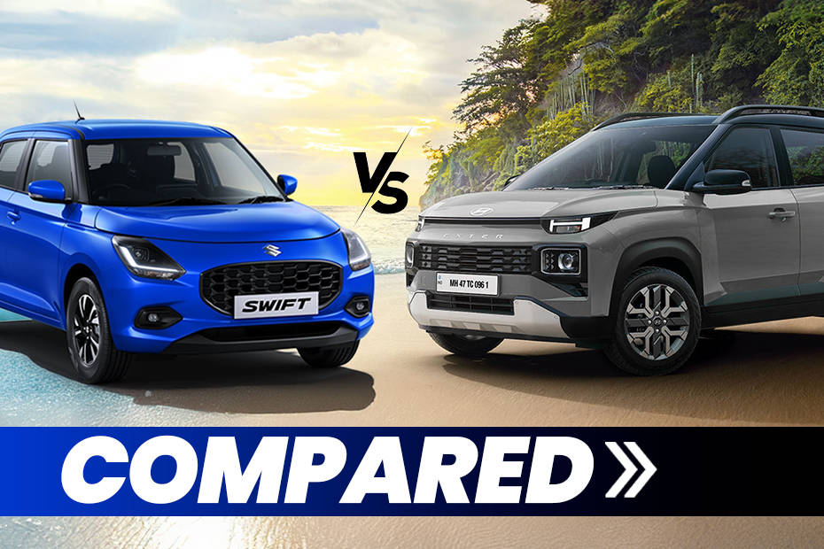 Maruti Suzuki Swift Vs Hyundai Exter Price Design Features