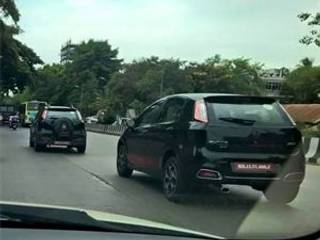 Fiat Punto and Avventura T-Jet spied in India