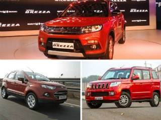 Maruti Suzuki Vitara Brezza vs Mahindra TUV300 vs Ford EcoSport: Spec comparison