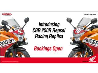 Honda Launches ‘Repsol Honda Racing Replica Limited Edition’ Of CBR 250R