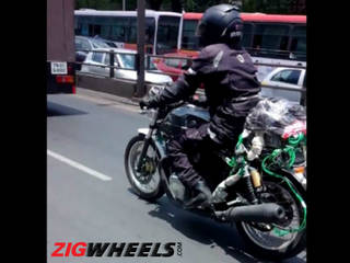 Upcoming Royal Enfield Twin-Cylinder Bike Spotted Testing