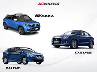 Maruti Suzuki Dzire vs Baleno vs Brezza