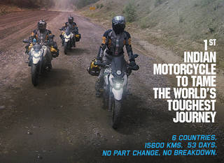 Bajaj Dominar 400 Completes World’s Toughest Journey