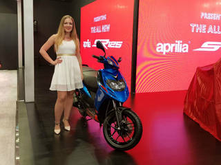 Aprilia SR 125 Launched At Rs 65,310 At Auto Expo 2018