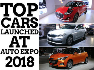 Top Car Launches At Auto Expo 2018 - New Swift, Elite i20 Steal The Show