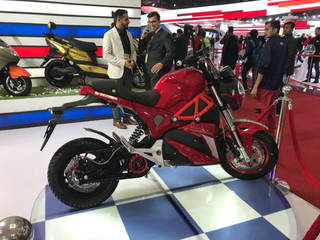 Okinawa Showcases Prototype OKI 100 Electric Motorcycle