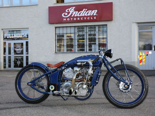 Indian Scout + Turbo = Motorcycle Art