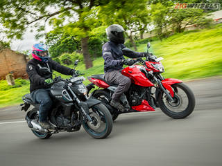 Yamaha FZ-S Fi V3.0 vs TVS Apache RTR 160 4V: Image Gallery