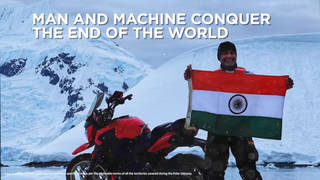 Bajaj Dominar Becomes First Indian Bike To Be Ridden In Antarctica