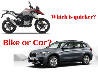 What’s Quicker? A BMW Bike Or Car?