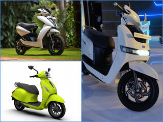 TVS iQube Electric vs Bajaj Chetak vs Ather 450: Electric Scooters Compared