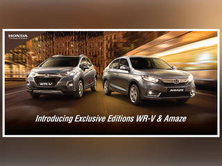 Honda Adds Exclusive Editions To The Amaze And WR-V This Festive Season