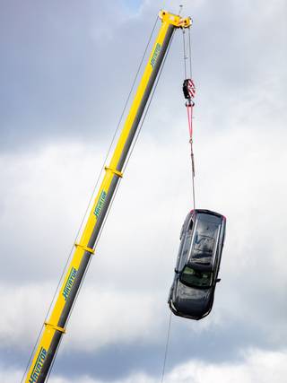 Volvo Drops Its Cars From 30 Metres For a Good Cause