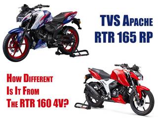 TVS Apache RTR 165 RP vs Apache RTR 160 4V: Differences Explained