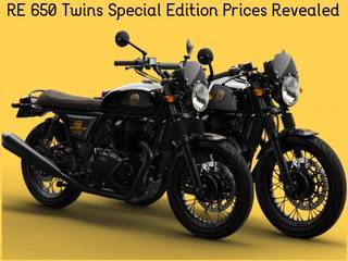 The Special Edition RE 650 Twins Go On Sale Today, Prices Revealed