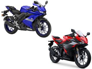 Battle Of The Little Japanese Sportsbikes: CBR150R vs R15