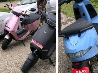 Ola Scooter Spied On Ad Shoot Prior To Launch, Seen In Three Colours