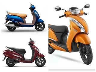 TVS Jupiter 125 vs Suzuki Access 125 vs Honda Activa 125: Spec Comparison