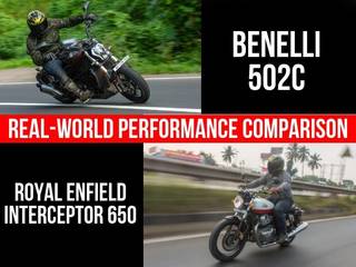 Benelli 502C vs Royal Enfield Interceptor 650: Real-world Performance Compared