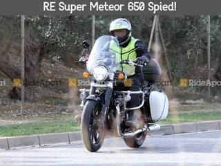 Fully Loaded Super Meteor 650 Spied Abroad