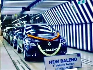 The First Facelifted Maruti Suzuki Baleno Unit Rolls Out, Hinting At An Imminent Launch