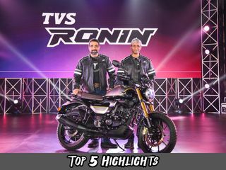 Top 5 Highlights Of The Newly-launched TVS Ronin