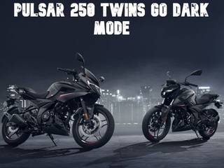 Pulsar 250 Twins Go Dark, Get Safer