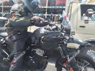 EXCLUSIVE: Royal Enfield Himalayan 450LC Spotted On Test