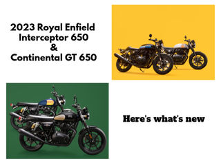 Here’s What’s New On The 2023 Royal Enfield Interceptor 650 and Continental GT 650