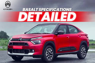 Citroen Basalt Specifications Detailed, Includes Everything From Colour To Engine Options