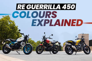 Royal Enfield Guerrilla 450 Colours Explained