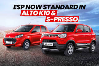 Electronic Stability Program Now Becomes Standard In Maruti Suzuki Alto K10 And S-Presso