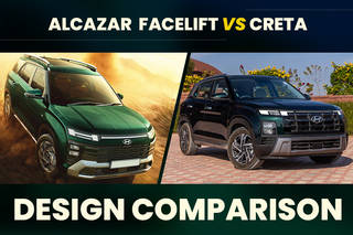 2024 Hyundai Alcazar Facelift vs Hyundai Creta: Differences Explained In 6 Images