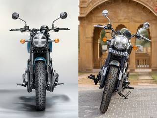 Royal Enfield Shotgun 650 vs Royal Enfield Super Meteor 650: Image Comparison