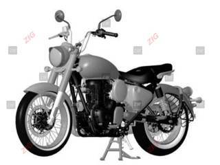 Royal Enfield Classic 350 Bobber Design Patent Revealed