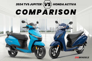 2024 TVS Jupiter 110 vs Honda Activa 6G: Comparison In Images