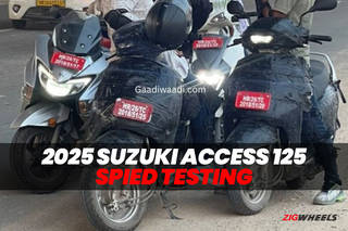 Upcoming Suzuki Access 125 Spied Testing