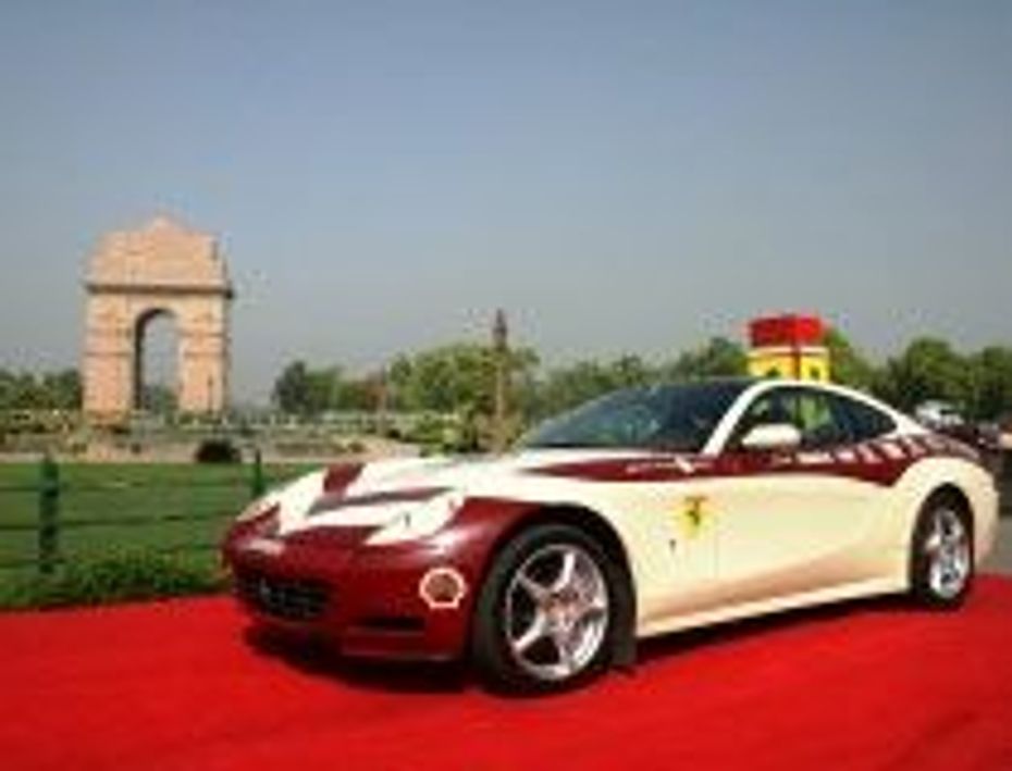 Ferrari's magic graces Delhi details