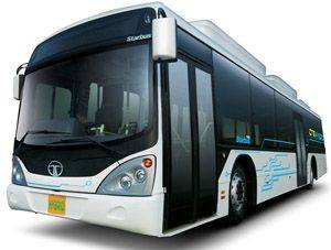 Tata starbus hybrid electric store bus price