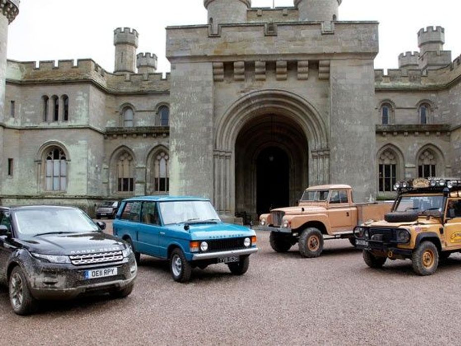 Land Rover at Eastnor Castle