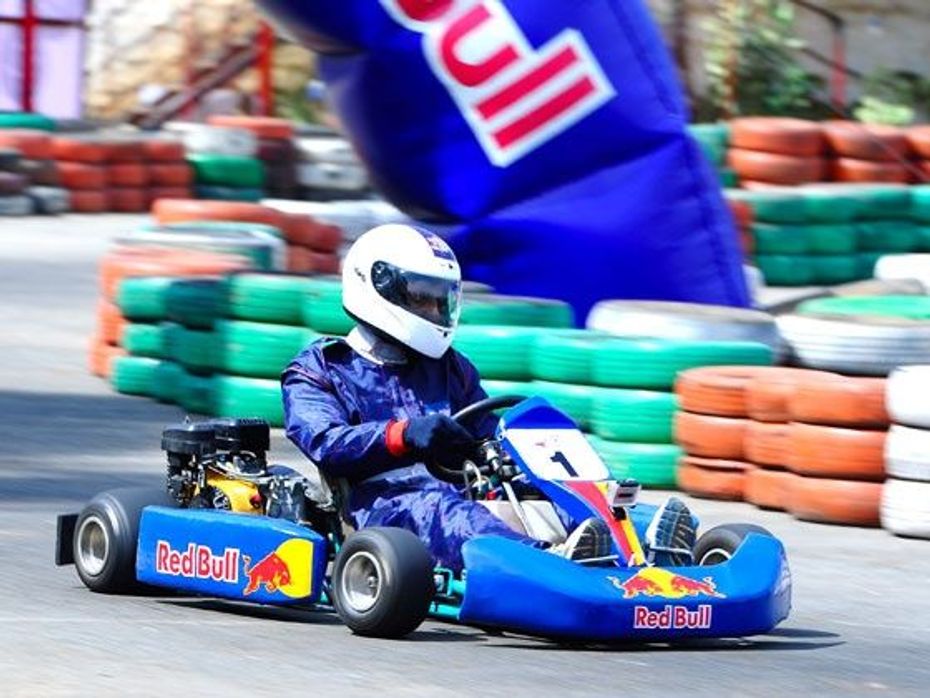 Red Bull kart fight