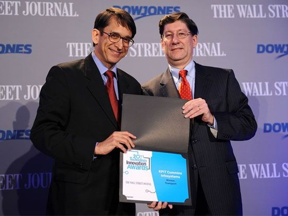 KPIT Cummins Honoured with Wall Street Journal Award