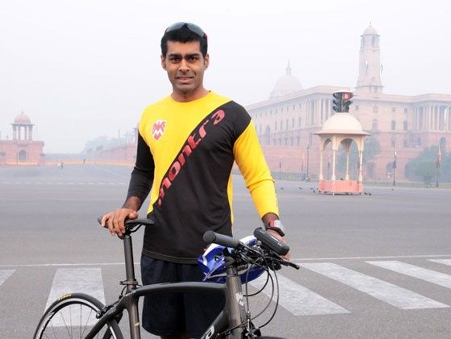 Karun Chandok the Brand Ambassador of Montra - TI Cycles
