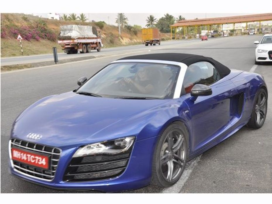 Audi R-drive in Bangalore with the R8 Spyder