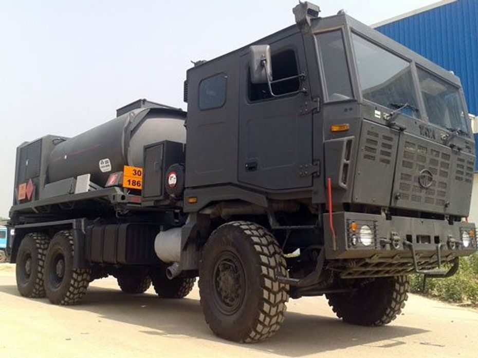 Tata Motors Defence vehicles 6x6 refueler
