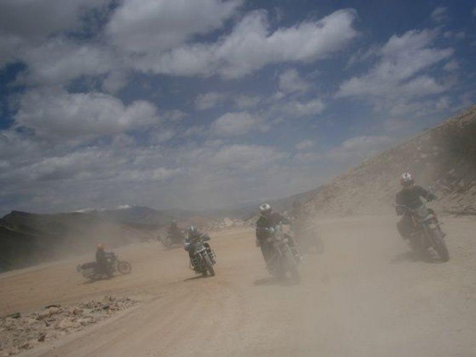 2012 Himalayan Odyssey - dust trail