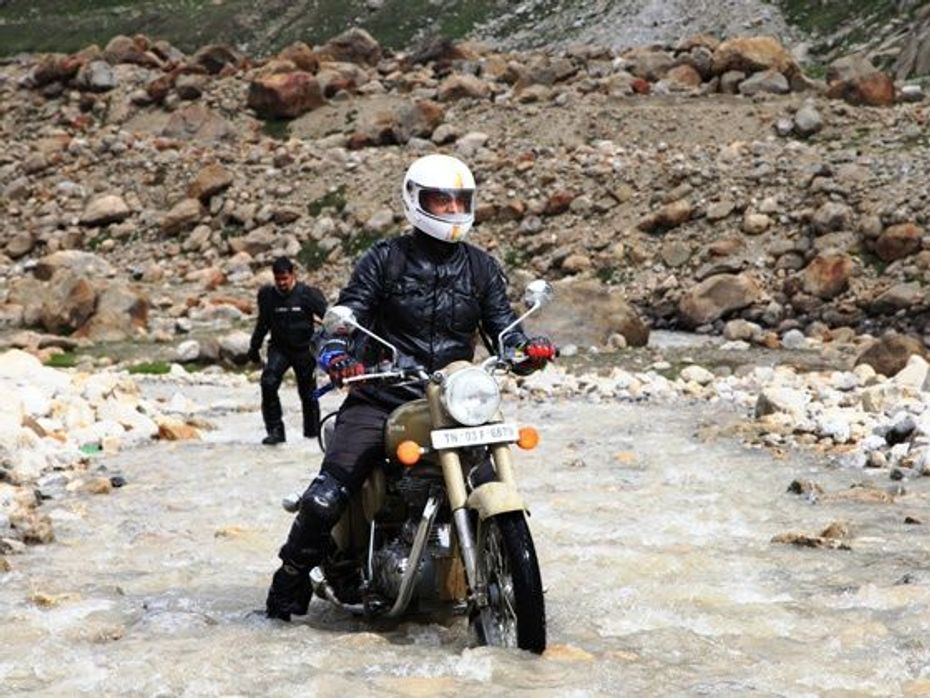 2012 Himalayan Odyssey - river crossing