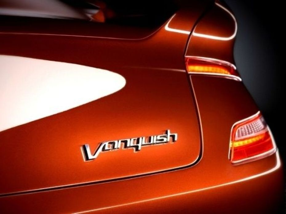 Aston Martin Vanquish badge