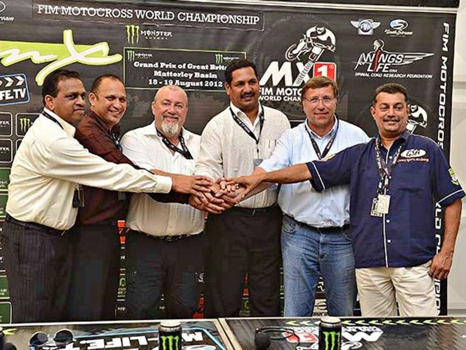 Goa Delegation on their recent visit to the FIM Motocross World Championship
